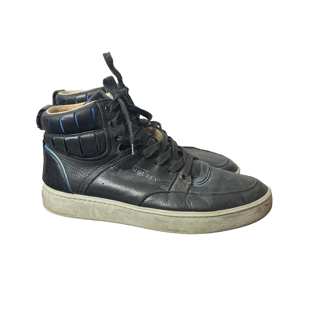 ALEXANDER MCQUEEN X PUMA Black High Top Sneakers